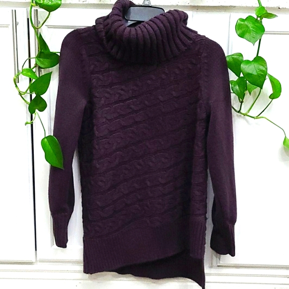 Eggplant Simply Vera Vera Wang Sweater 